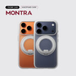 MONTRA MagStand Case — Case Magsafe for iPhone 17 Pro with 360° Metal Ring Stand & AuroGuard Coating