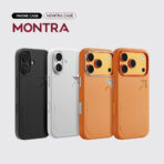 MONTRA Case — Premium Leather MagSafe Case with Metal Camera Guard