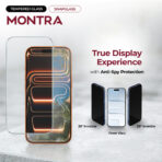 MONTRA SnapGlass – AR Privacy Tempered Glass for iPhone with Clear Finish, Triple-Strengthened 9H, Easy Installation - Image 7
